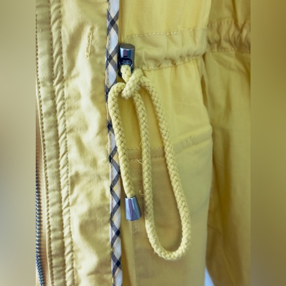 Eden Society- Holly Sunshine Yellow Hooded Cargo Jacket Adjustable Waist… - Picture 6 of 8